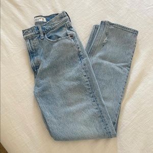 90s straight ultra high rise jeans